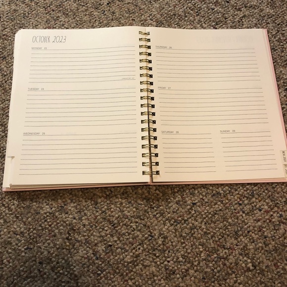 🆕 Rae Dunn DREAM IT PLAN IT DO IT 2023 Planner Pink - Picture 7 of 10